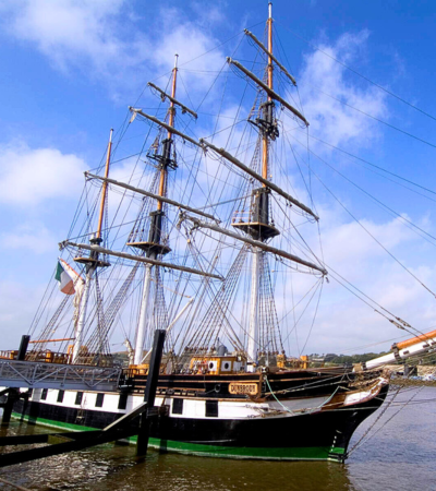 Image of boat on the river