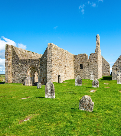 Old friary in Clonmacnoise