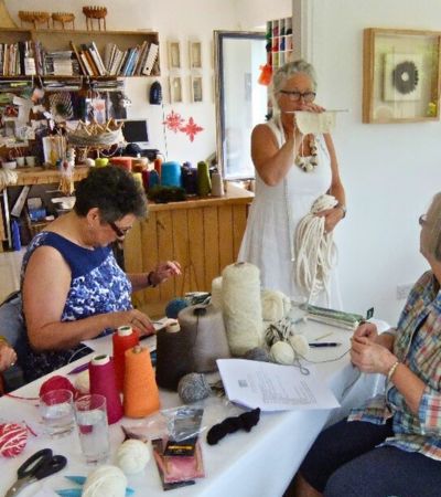 Knitting class